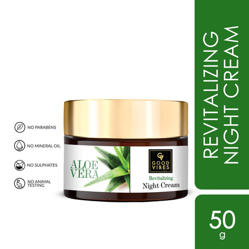 Good Vibes Aloe Vera Revitalizing Night Cream 50g